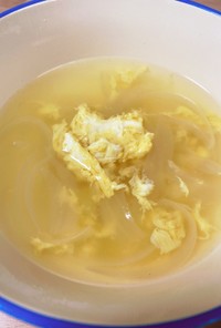 玉ねぎの中華スープ、かき玉汁
