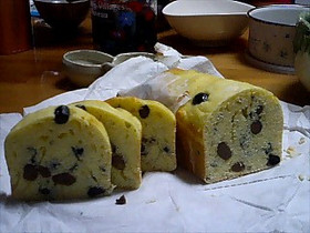 黒豆パウンドケーキ