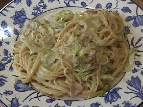 アンチョビ&キャベツのクリームパスタ de Tanto!
