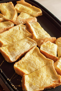 ホットプレート食パン一斤フレンチトースト