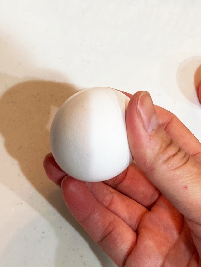固茹で卵の作り方の画像