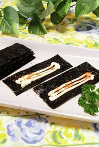 寿司海苔消費・簡単おつまみ☆彡