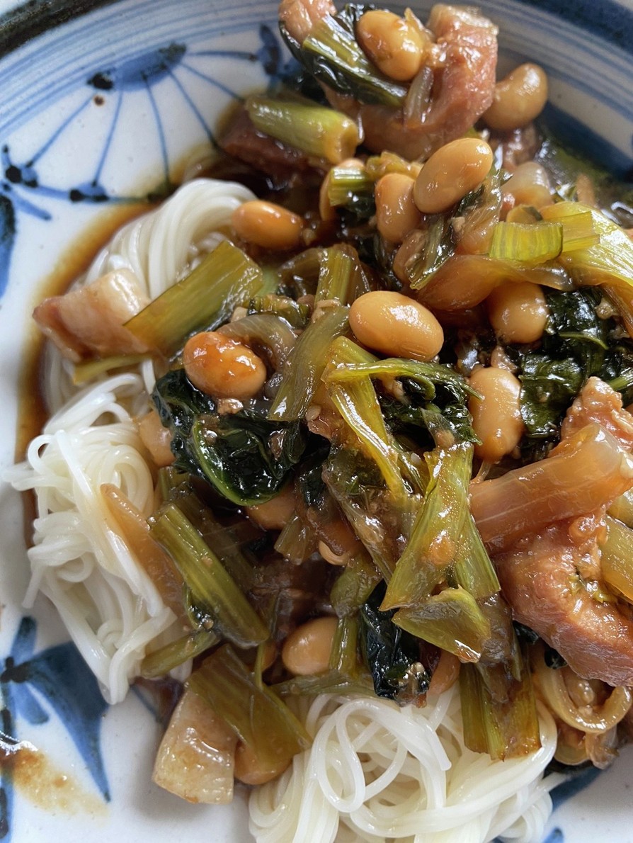 【銅鍋】野菜スープ素麺の画像