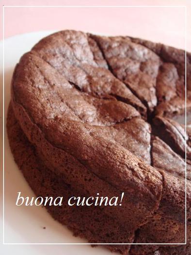 小麦粉不使用♪イタリアンチョコケーキの写真