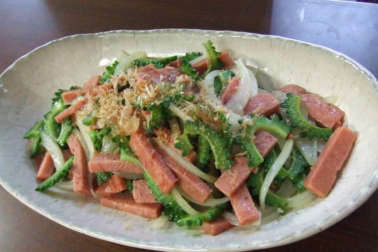 ゴーヤとスパムの炒めもの レシピ 作り方 By Mamayassy クックパッド