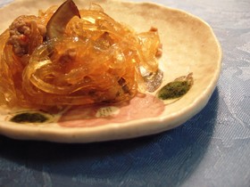 春雨とひき肉の炒めもの