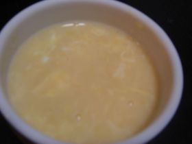 痰のからんだ咳に、中華風豆乳コーンスープ