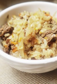 きんぴらごぼうの炊き込みご飯(雑穀米)
