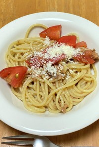 【終業後レシピ】トマトとツナの冷製パスタ