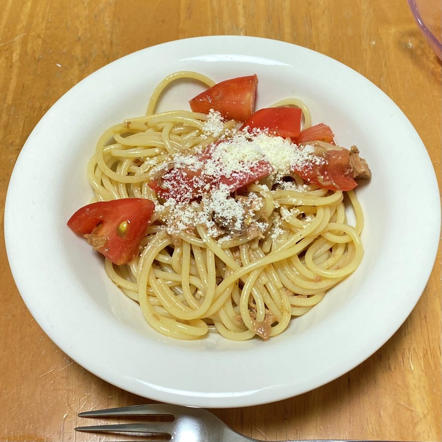 【終業後レシピ】トマトとツナの冷製パスタの画像