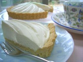 ザクザク濃厚!レアチーズケーキタルト!