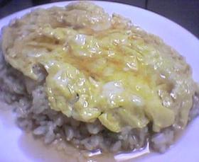 ホタテ御飯の和風オムライス☆