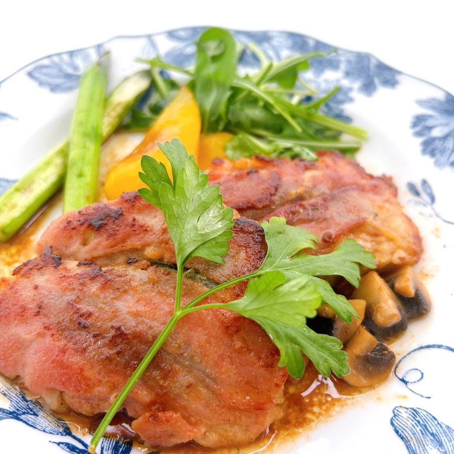 軽いチキンサルティンボッカのレシピ