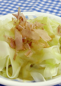 ブロッコリー茎のポン酢サラダ