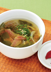 高田梅の夏バテ予防スープ