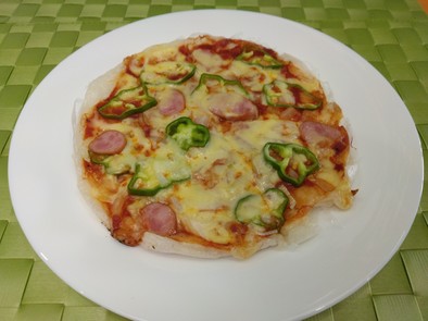 【美人レシピ】餅ピザの写真