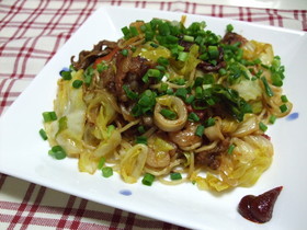 かったさんちのコチュジャン塩焼きそば