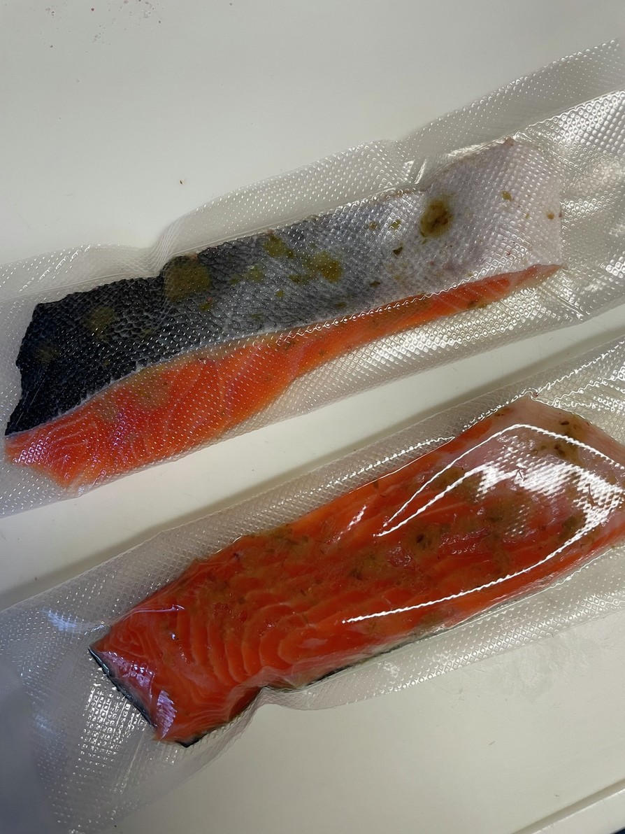 鮭の柚子胡椒漬けの画像
