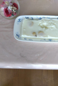 クックゼラチンで作るバナナ牛乳ゼリーレピ