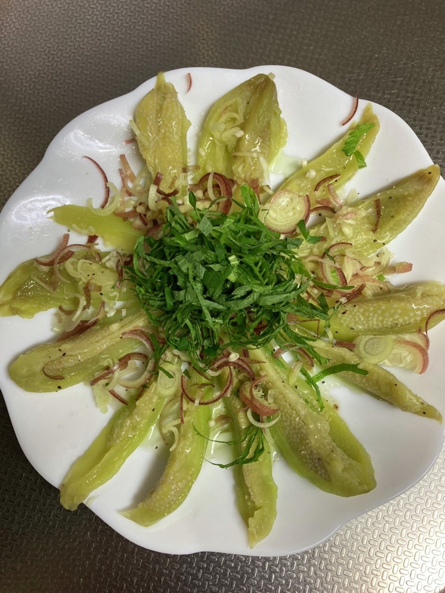 ナスのカルパッチョ by 比伊助 【クックパッド】 簡単おいしいみんなのレシピが396万品