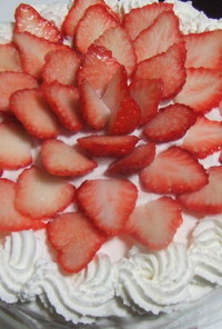 デコレーション★苺のショートケーキ