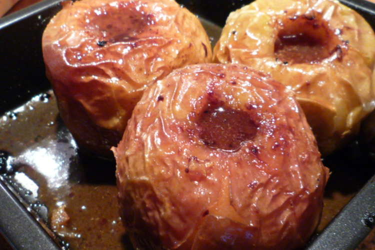 オーブンで簡単 ジューシー焼きりんご レシピ 作り方 By Gakoちゃん クックパッド
