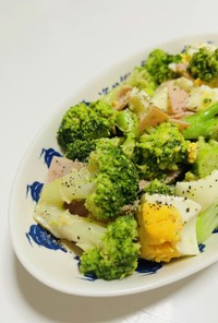 ブロッコリーと卵のデリ風サラダ