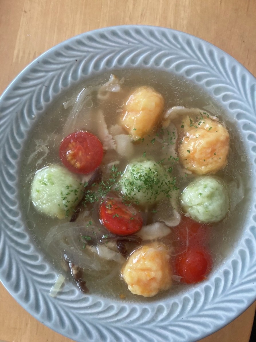 フレイル予防！！いろどり野菜満点スープの画像