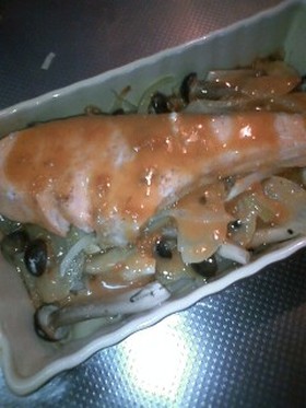レンジでちゃんちゃん焼き.*゜