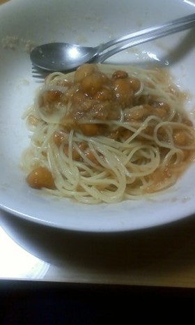 意外といける!なめこおろしパスタ