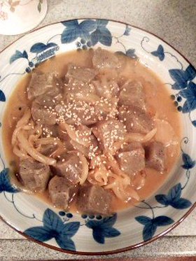 こんにゃくの中華風味噌炒め