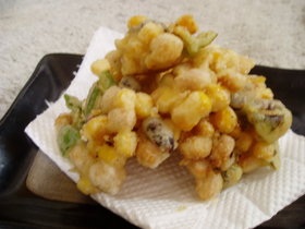 Ψお豆とコーンのマヨフリッターΨ