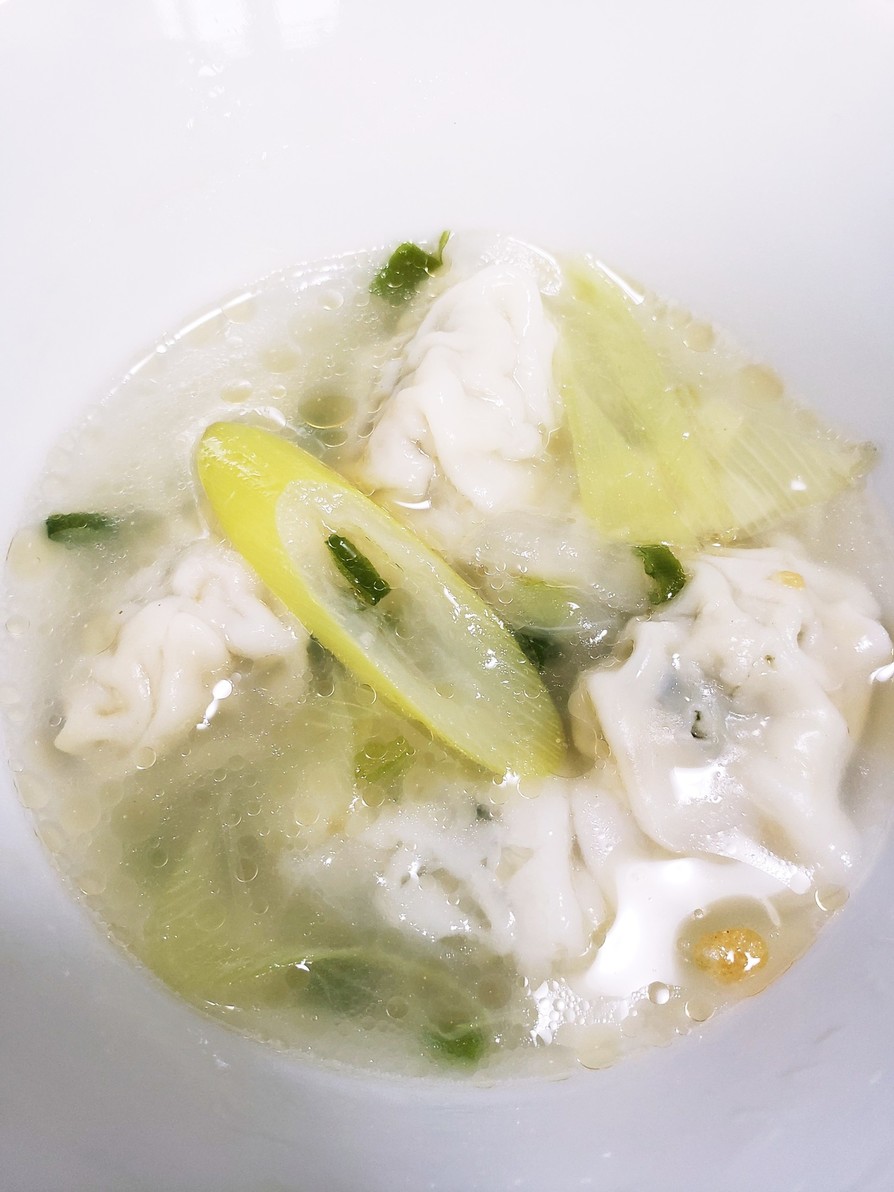 簡単スープ水餃子※コストコ水餃子の画像