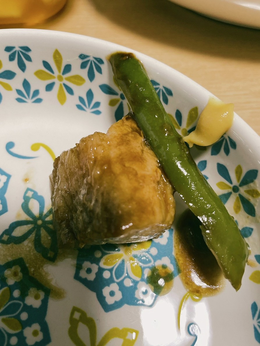 【簡単飯】黒酢の酢豚風ごろりポークソテーの画像