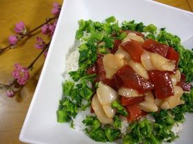 ヅケまぐろと帆立のちらし寿司