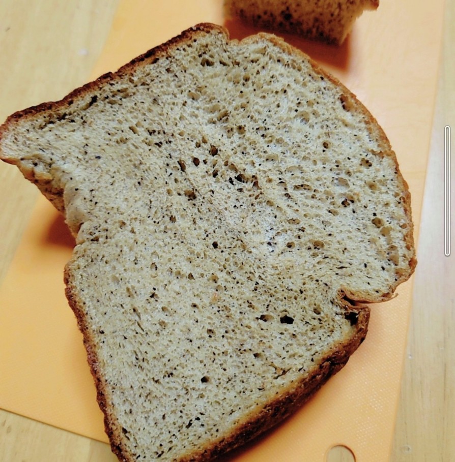 ホームベーカリーでふすまパンの食パンの画像