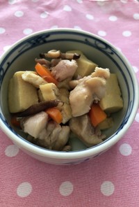 高野豆腐と鶏肉の煮物