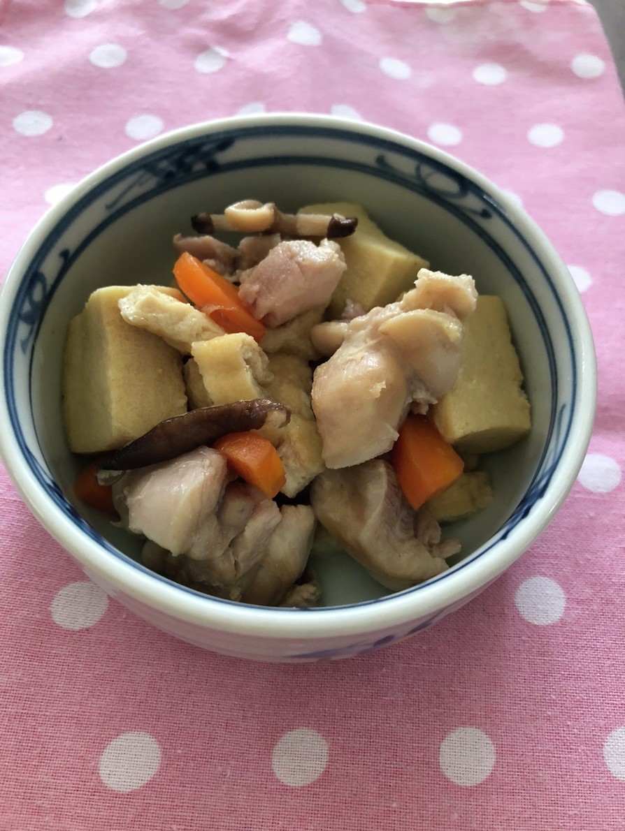 高野豆腐と鶏肉の煮物の画像