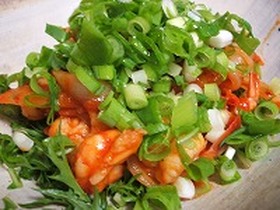 海老チリチリ