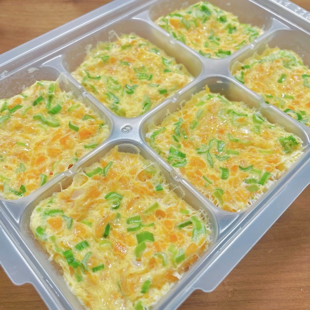 離乳食幼児食！そのまま冷凍レンジで卵焼き