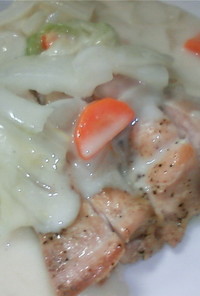 ☆鶏モモ肉と白菜のクリーム煮☆