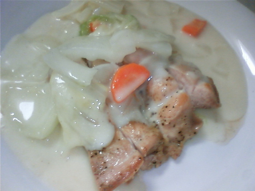 ☆鶏モモ肉と白菜のクリーム煮☆の画像