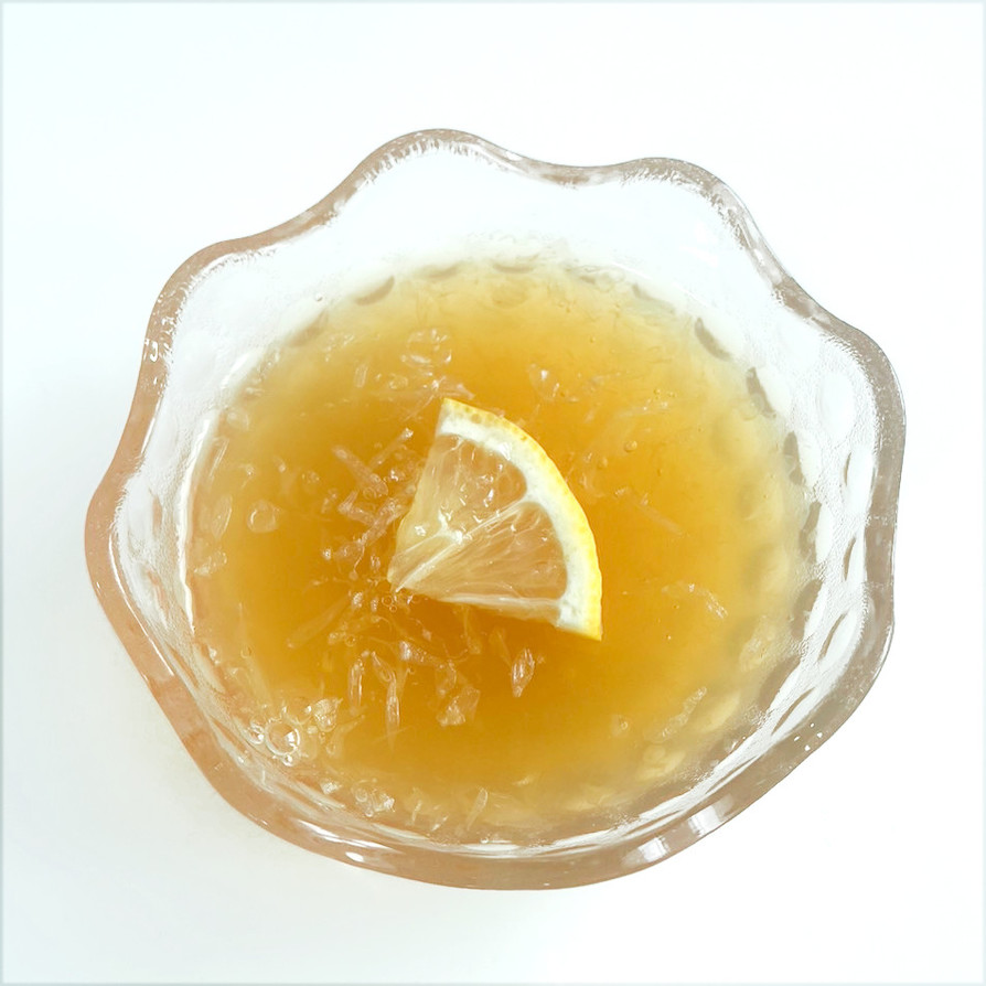 レモンティー寒天(透析サポートレシピ)の画像