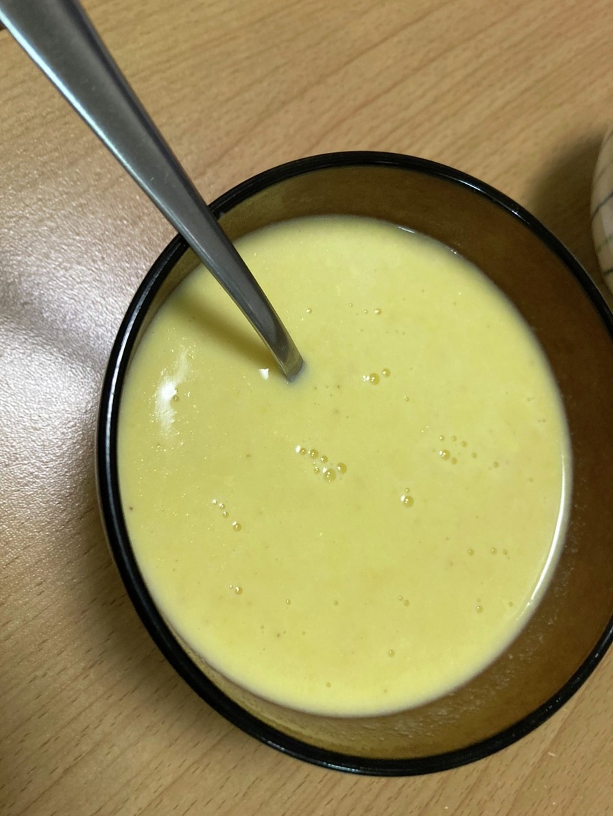 手作りコーンスープの画像