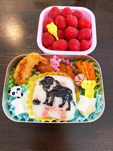 動物たくさん弁当☆幼稚園用☆年少　3歳の写真