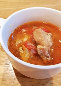 豚ロースのポークチャップスープ