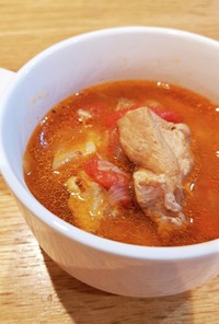 豚ロースのポークチャップスープ