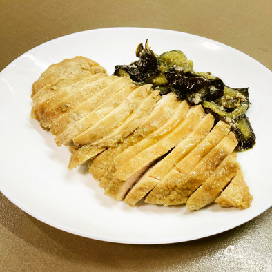 もろみのチカラで、鶏むね肉の中華風煮の写真