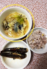 魚野菜スープ(ちょっと酸っぱい味)