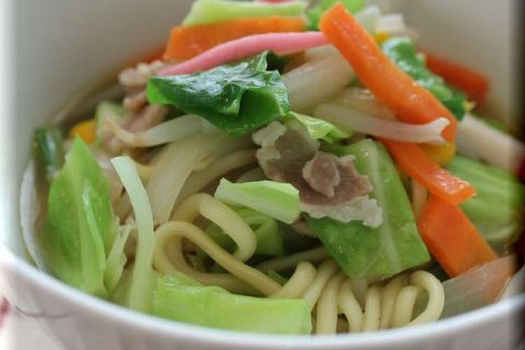 スープが決め手 ちゃんぽんうどん レシピ 作り方 By メグパク子 クックパッド 簡単おいしいみんなのレシピが352万品